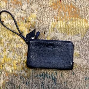 Coach Blue Wristlet